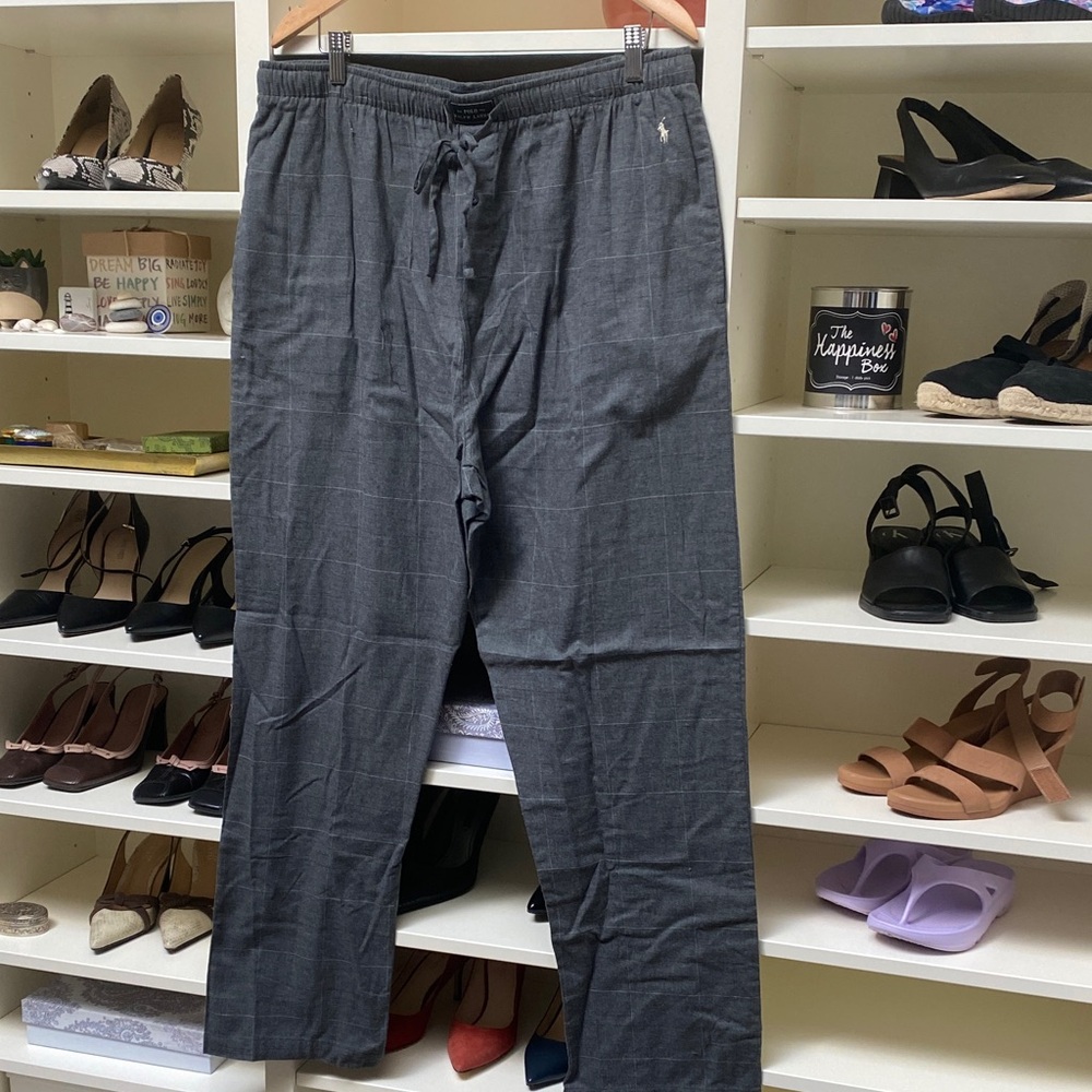 Ralph Lauren Charcoal with light pattern - sleepwear pants. NEW. XL